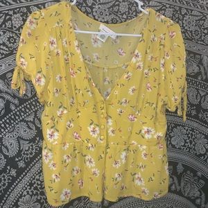 Yellow blouse